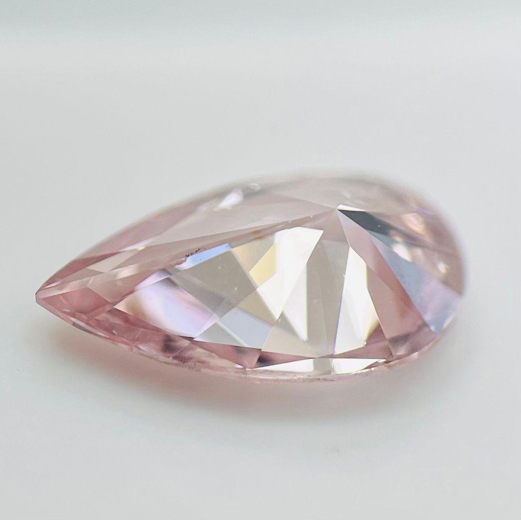 Fancy Intense Pink Pear Brilliant Diamond