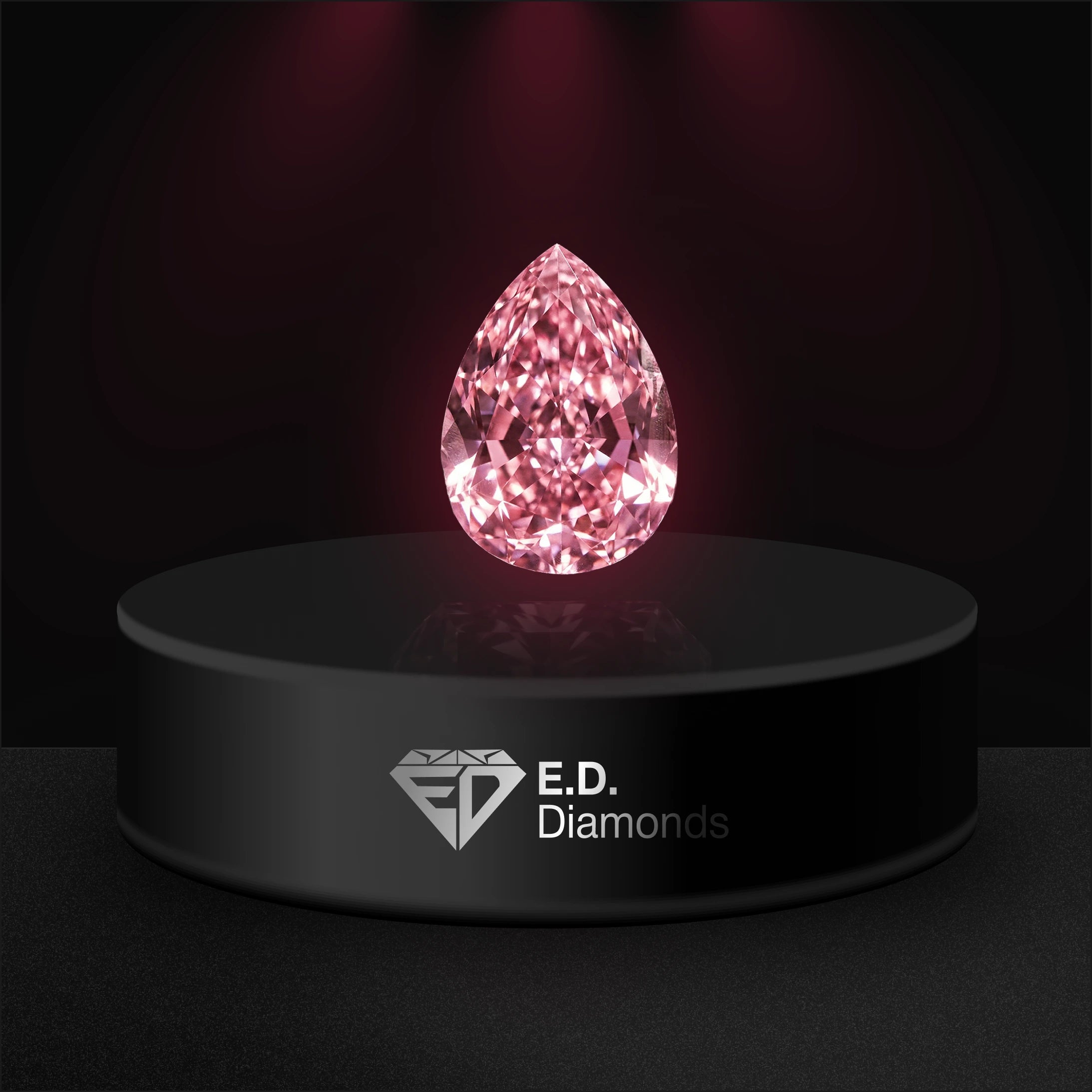 Fancy Intense Pink Pear Brilliant Diamond
