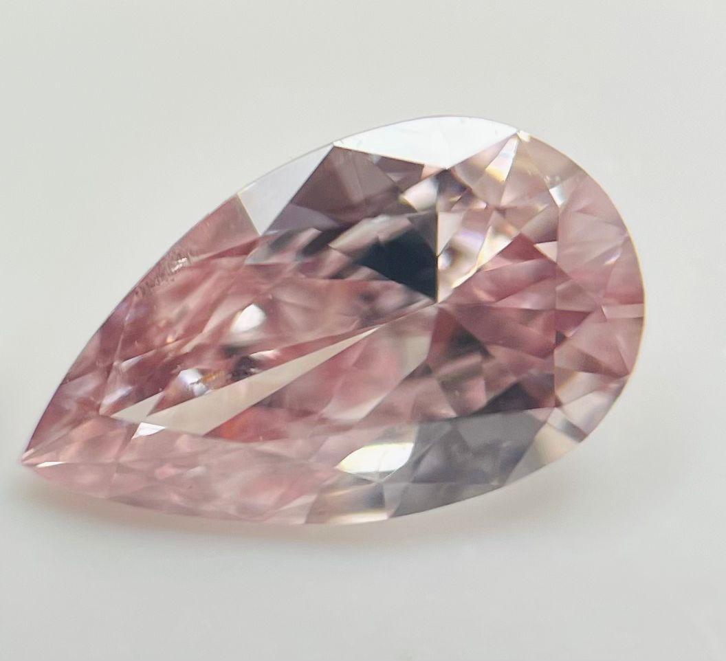 Fancy Intense Pink Pear Brilliant Diamond