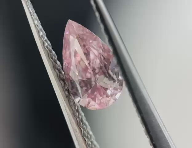 Fancy Intense Pink Pear Brilliant Diamond